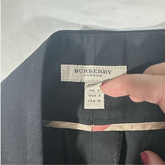 NWD Burberry London Black Pants‎ [ SZ US 4 ] #Q421 - Picture 13 of 16